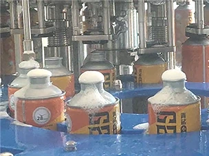 Indukční zařízení s vysokotlakým proudem pěny pro linku na plnění piva